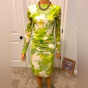 Floral Long Sleeve Dress by DKNY.